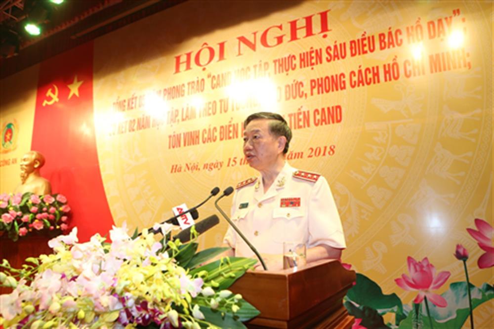 Bộ trưởng Tô Lâm phát biểu tại Hội nghị.