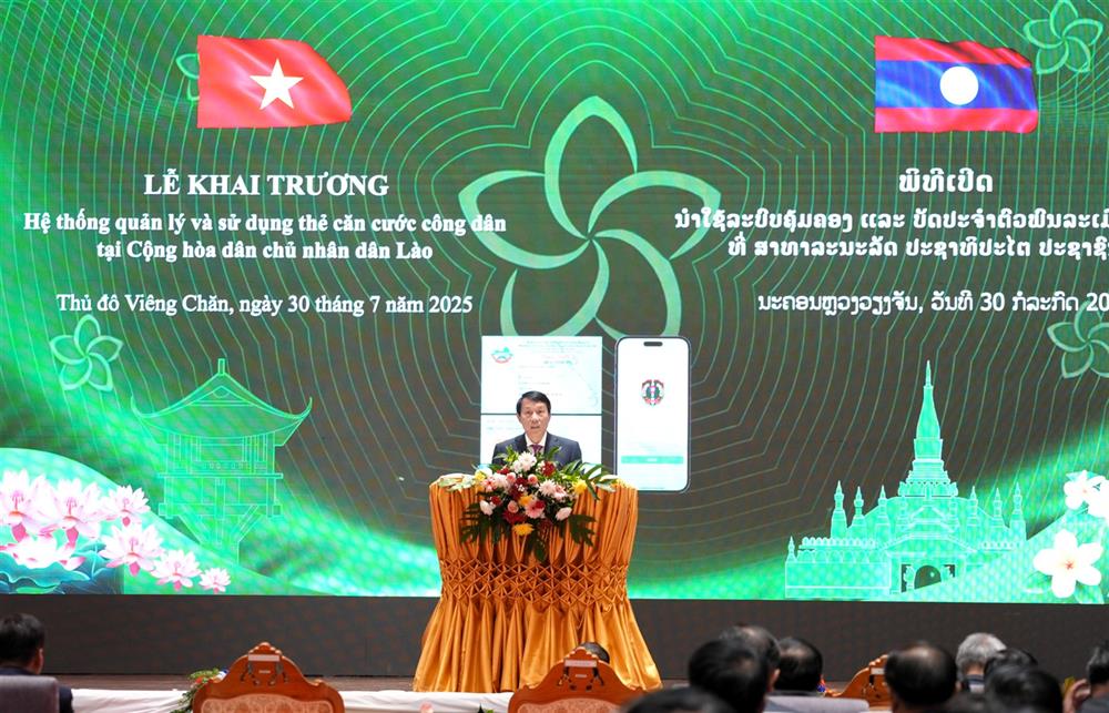 Bộ trưởng Lương Tam Quang phát biểu tại buổi Lễ.