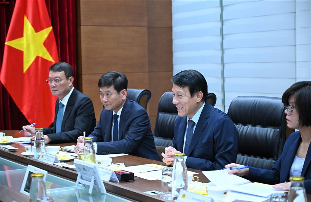 Bộ trưởng Lương Tam Quang phát biểu tại buổi tiếp.