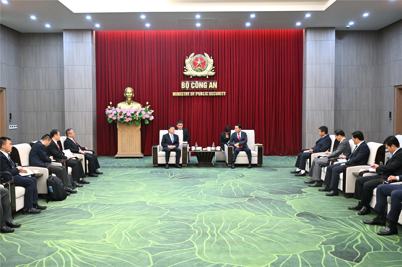 Quang cảnh buổi tiếp.