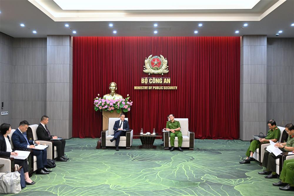 Quang cảnh buổi tiếp.