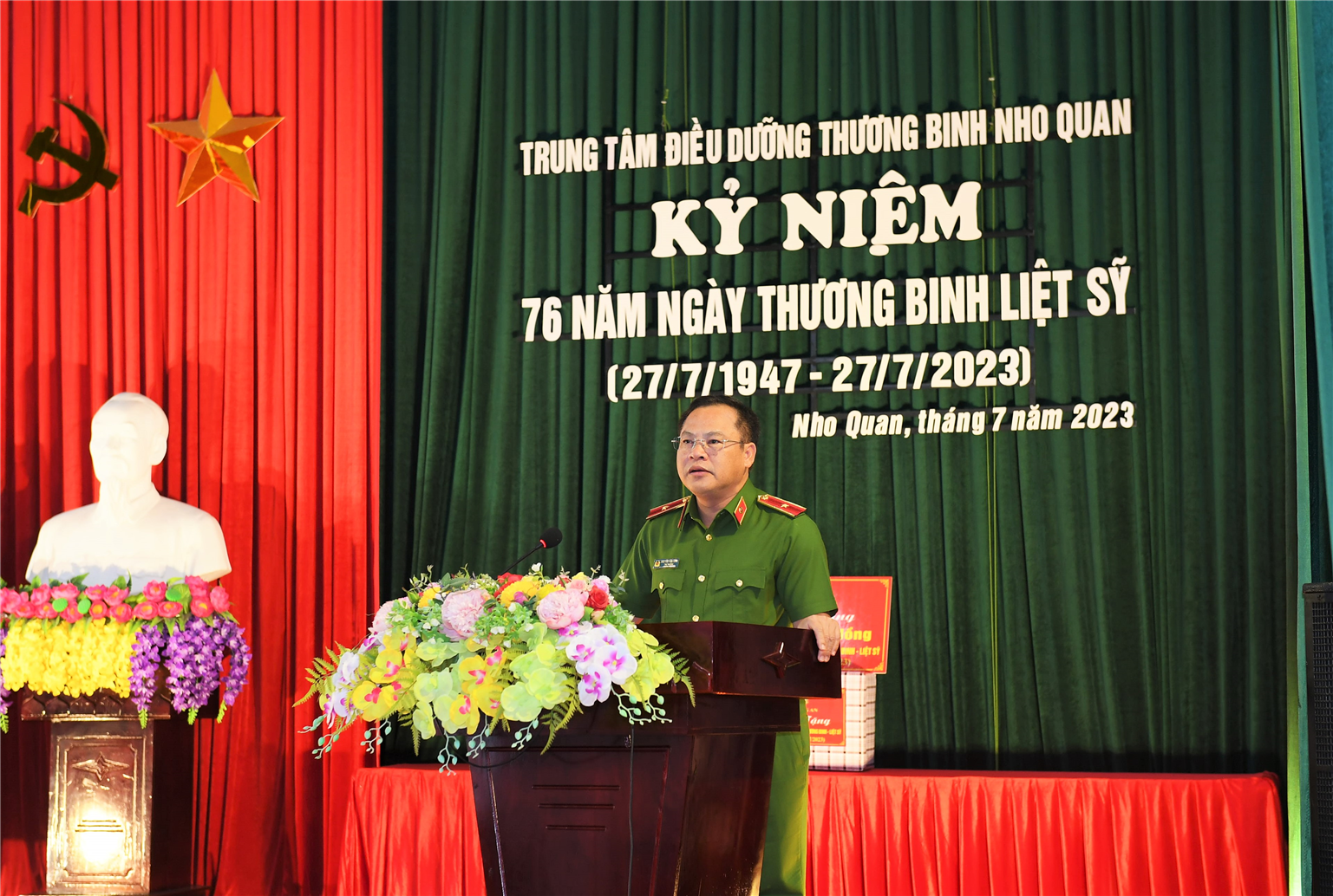 Thứ trưởng Nguyễn Văn Long phát biểu tại buổi đến thăm.