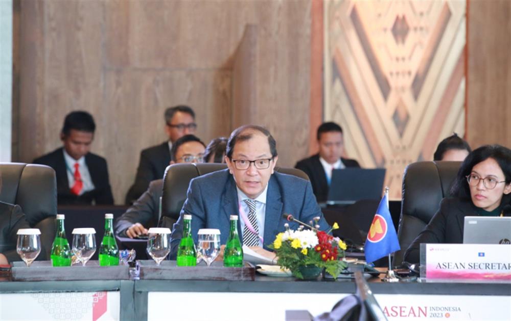 Phó Tổng Thư ký ASEAN phát biểu tại Hội nghị.