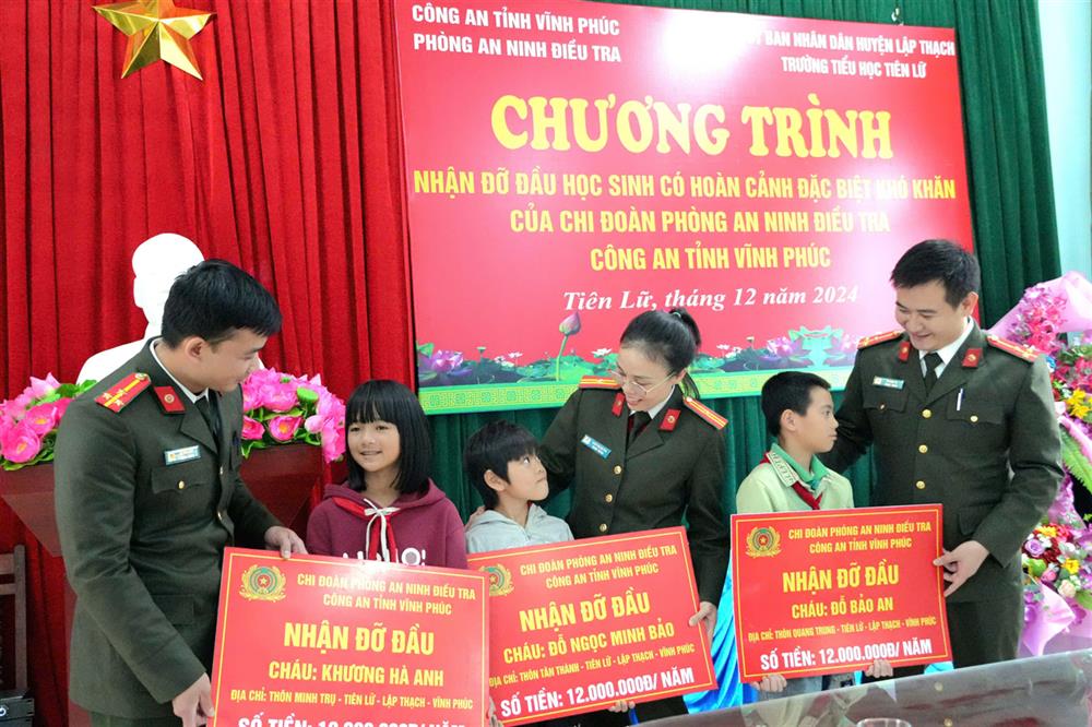 3. Đoàn viên lực lượng An ninh điều tra sẽ hỗ trợ, đồng hành cùng các em đến khi đủ 18 tuổi.