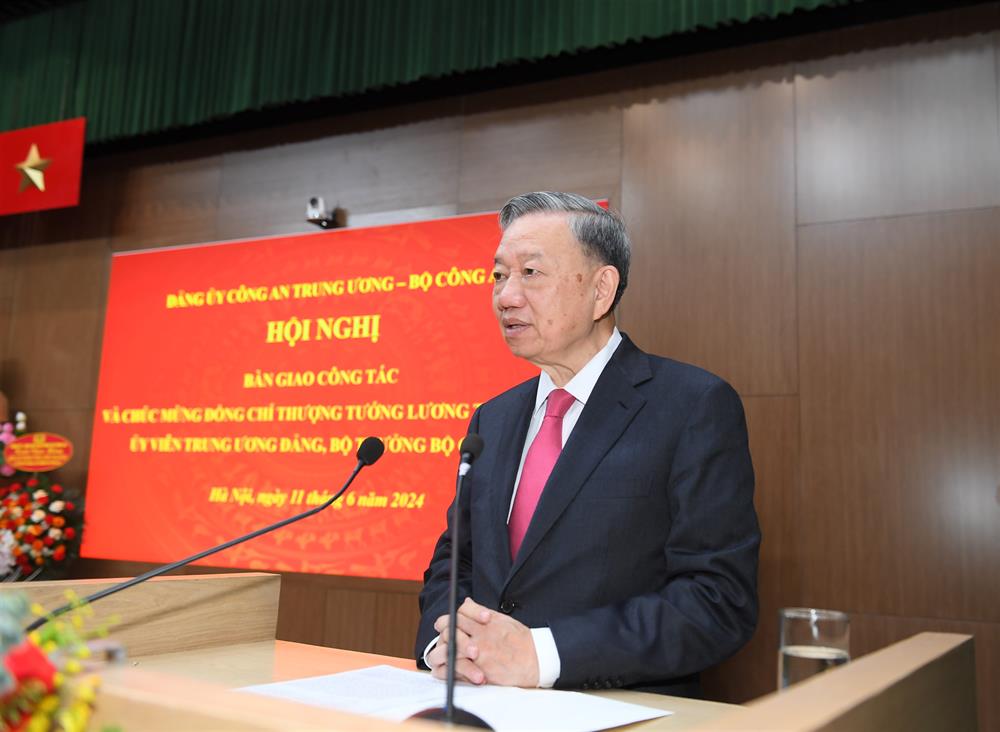 Chủ tịch nước Tô Lâm phát biểu tại Hội nghị.