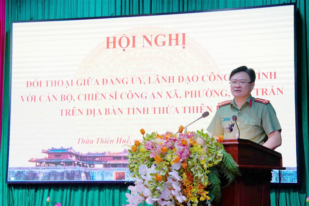 Phát biểu kết luận Hội nghị, Đại tá Nguyễn Thanh Tuấn, Giám đốc Công an tỉnh