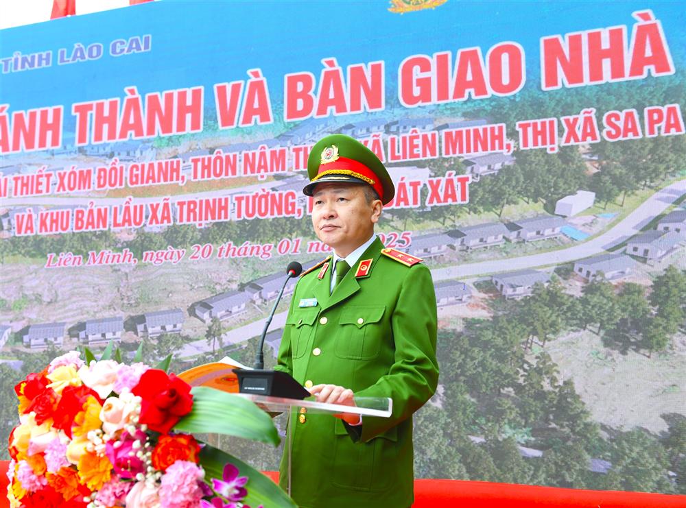 Thứ trưởng Nguyễn Ngọc Lâm phát biểu tại buổi Lễ.