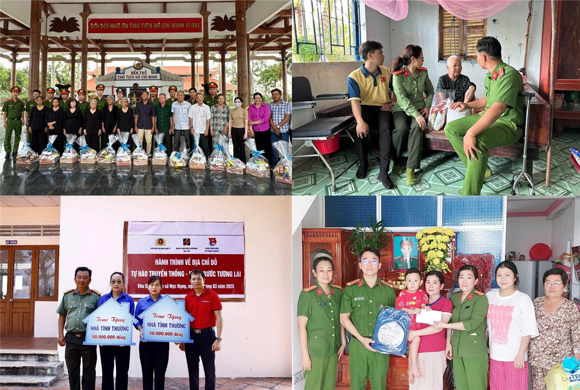 Tuổi trẻ Công an tỉnh tăng cường các hoạt động thiện nguyện, chung sức vì cộng đồng trong Tháng Thanh niên năm 2025.