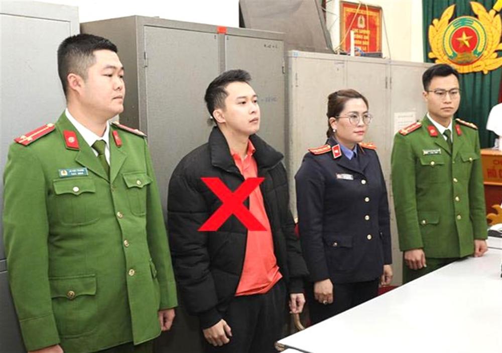 Cơ quan Cảnh sát điều tra tống đạt quyết định và lệnh đối với Nguyễn Huy Lâm (dấu X đỏ).