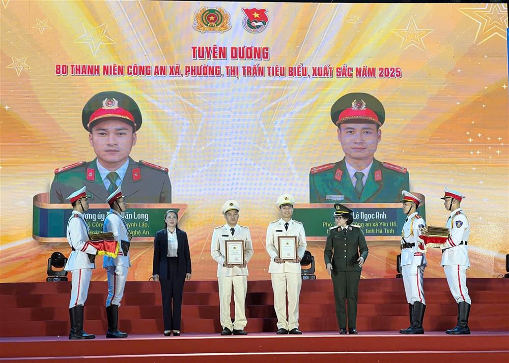Đại uý Lê Ngọc Anh là 01 trong 80 gương thanh niên tiêu biểu tại địa bàn cơ sở.