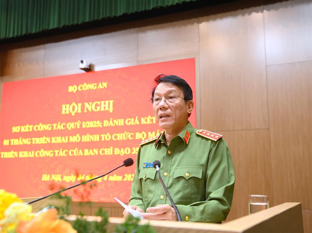 Bộ trưởng Lương Tam Quang phát biểu kết luận Hội nghị.