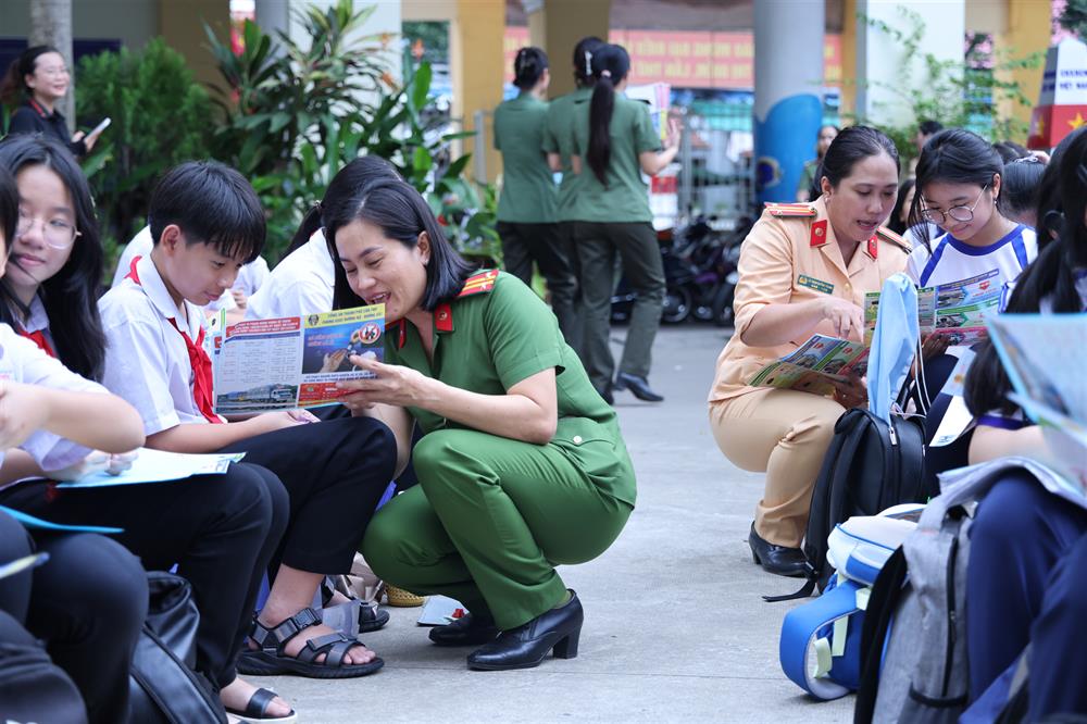 Công tác tuyên truyền pháp luật đối với học sinh, sinh viên được Công an thành phố Cần Thơ quan tâm, thực hiện xuyên suốt.