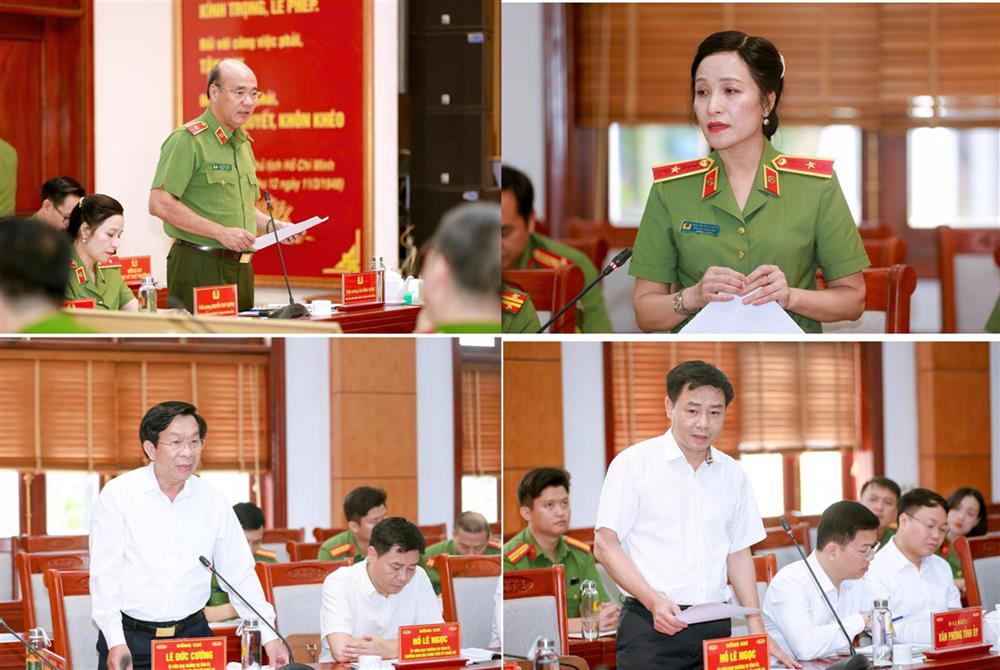 Các đại biểu phát biểu tại Hội nghị.