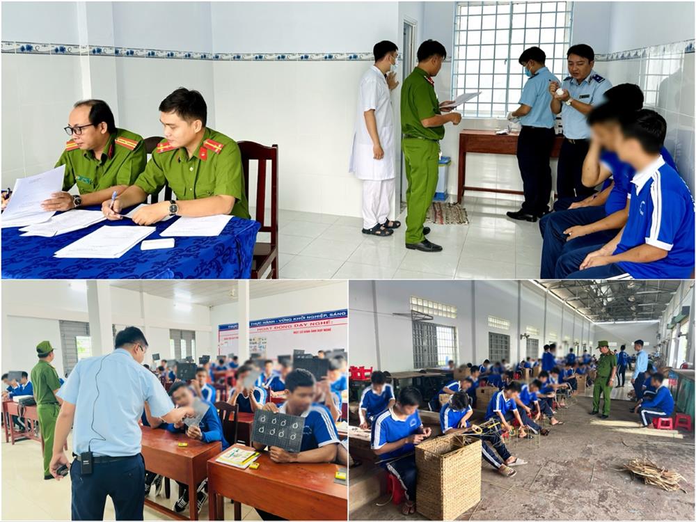 Cùng với nhiệm vụ chăm sóc sức khỏe, điều trị, Công an tỉnh cũng quan tâm xóa mù chữ và dạy nghề, giúp học viên ổn định cuộc sống khi tái hòa nhập cộng đồng.