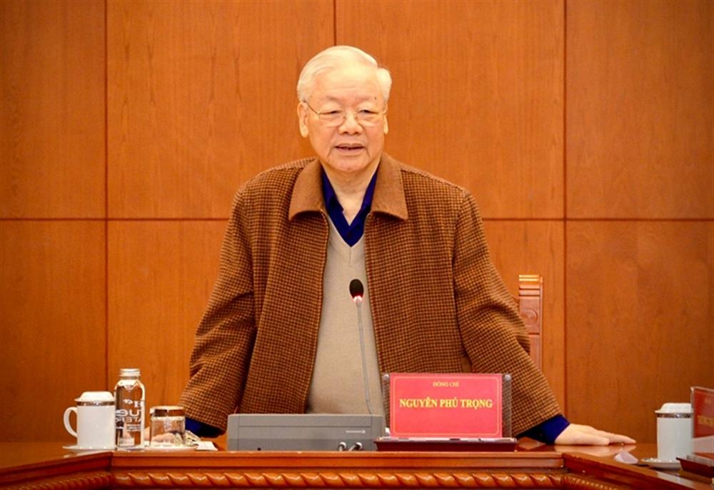 Tổng Bí thư Nguyễn Phú Trọng phát biểu chỉ đạo tại cuộc họp Thường trực Ban Chỉ đạo.