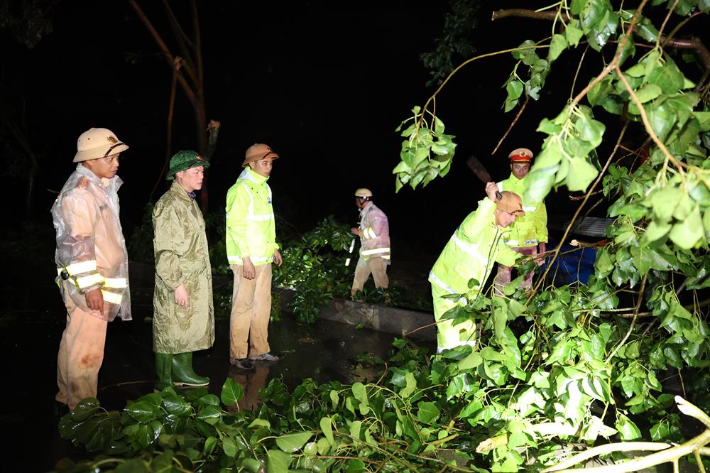 Công an tỉnh Ninh Bình chủ động phòng, chống cơn bão số 3.