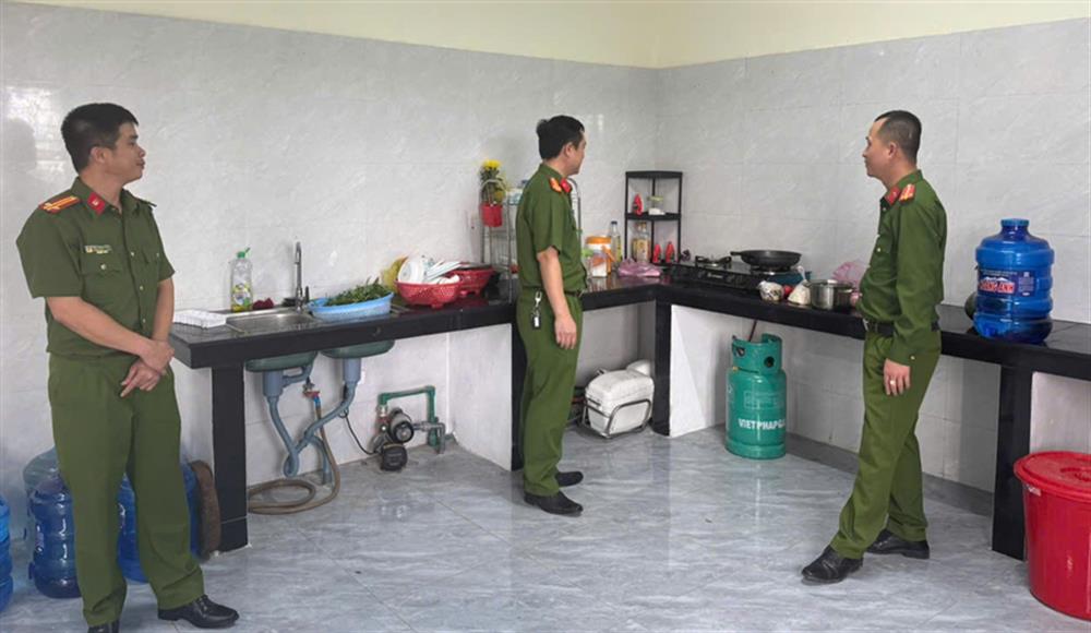 Công an xã Các Sơn, thị xã Nghi Sơn chuẩn bị các điều kiện cần thiết để đi vào hoạt động khi sáp nhập đơn vị hành chính.