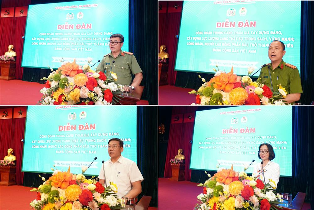 Đại biểu tham luận tại diễn đàn.