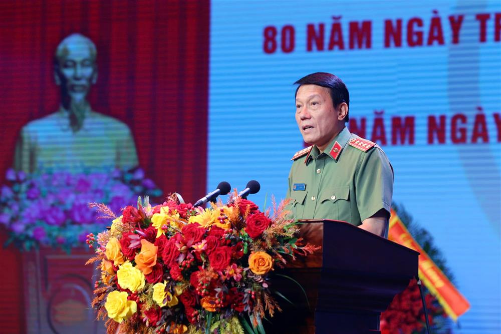 Bộ trưởng Lương Tam Quang phát biểu tại buổi Lễ.