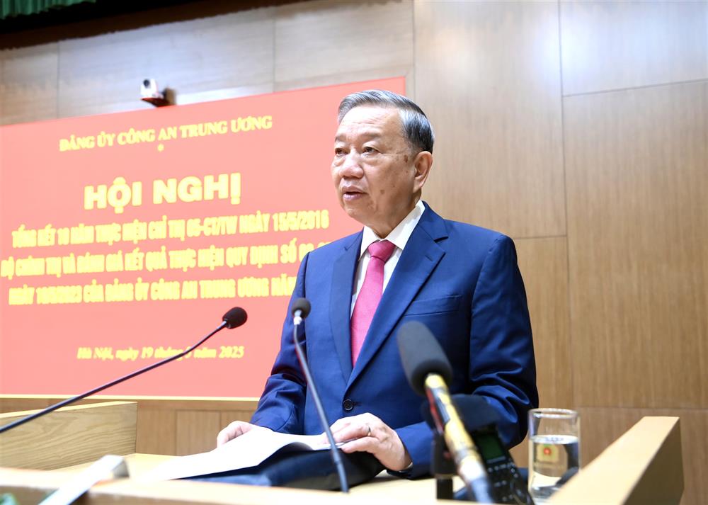 Tổng Bí thư Tô Lâm phát biểu tại Hội nghị.