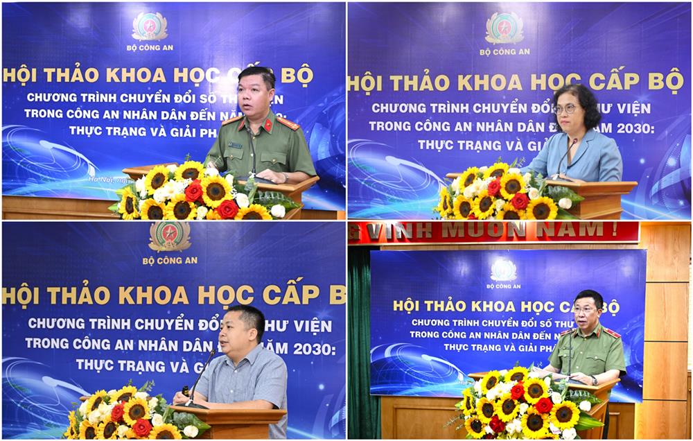 Các đại biểu tham luận tại Hội thảo.