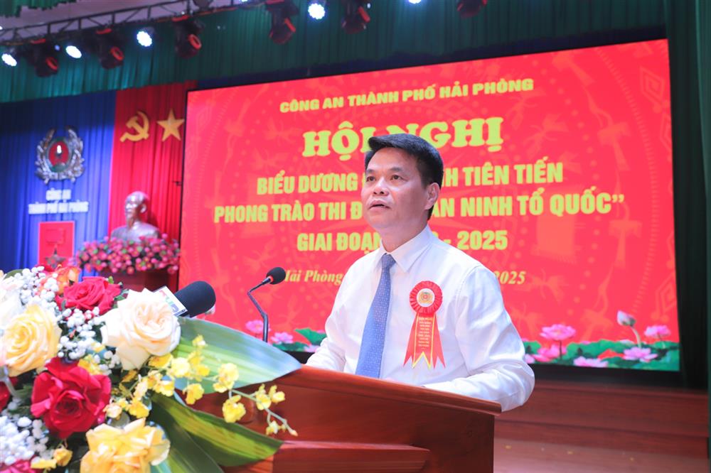 Chủ tịch UBND TP Lê Ngọc Châu phát biểu tại Hội nghị.