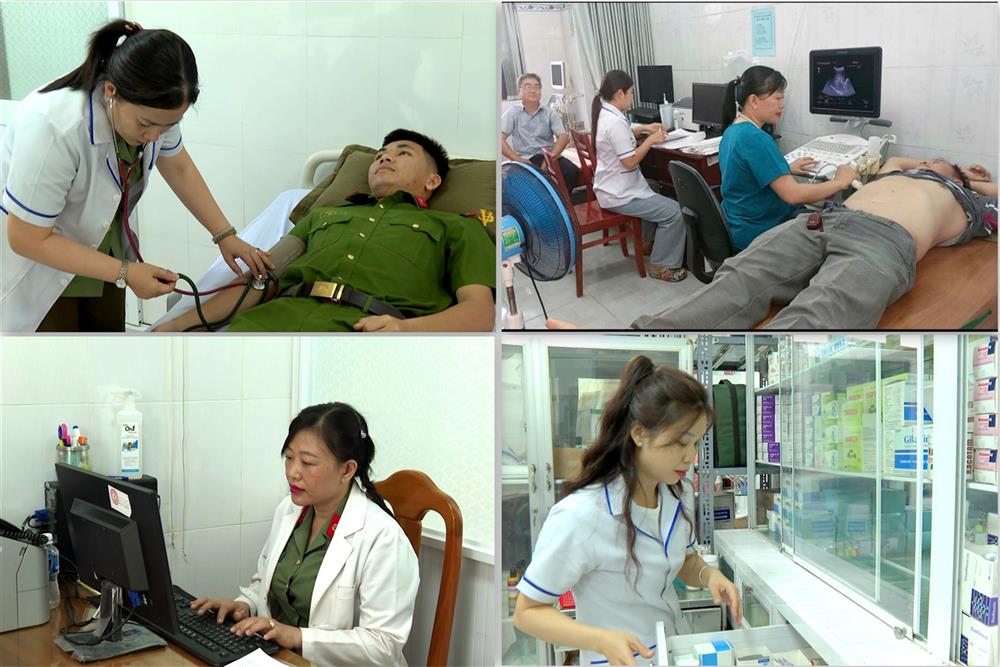Cán bộ, y, bác sĩ của Bệnh xá Công an tỉnh ngày càng nâng cao trình độ chuyên môn và tâm huyết với nghề.