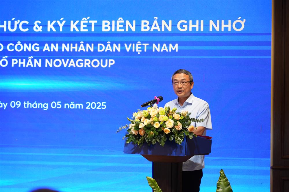 Trung tướng Nguyễn Ngọc Toàn phát biểu tại buổi lễ.