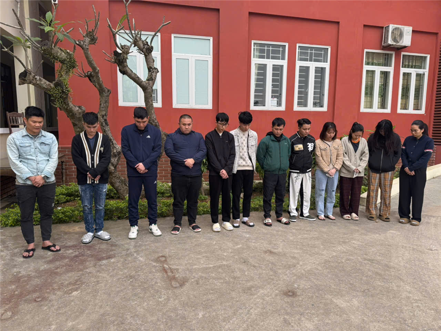 Các đối tượng đang được tạm giam để điều tra, làm rõ.