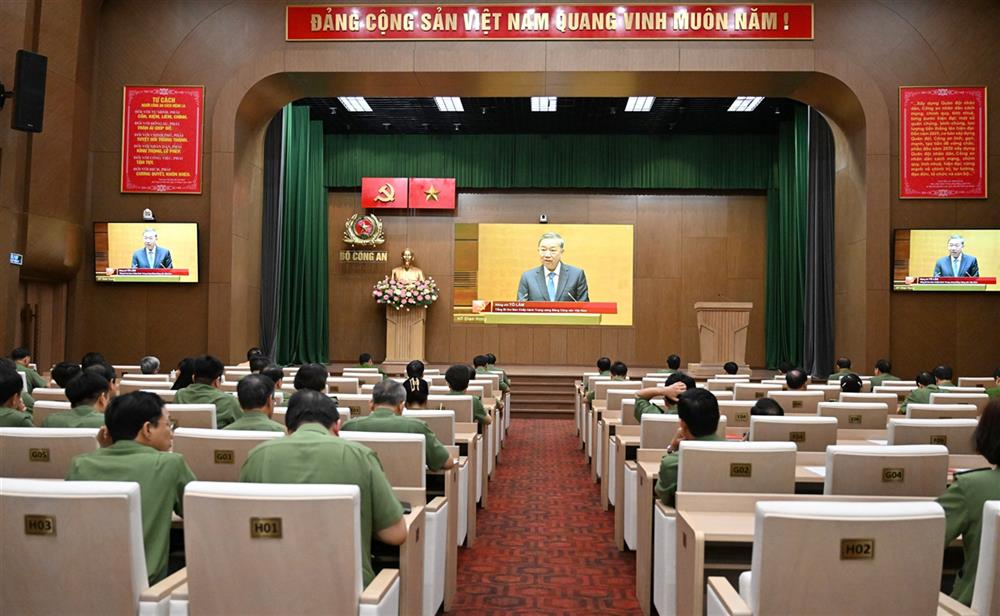 Tổng Bí thư Tô Lâm phát biểu tại Hội nghị.